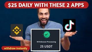 How I earn $25 daily using this 2 Apps legally without investment/make money online