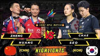 Amazing‼️hot match  Zheng/Huang (CHN) vs Seo/Chae (KOR) All England open badminton