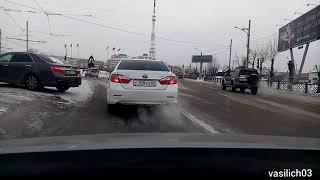 Улан - Удэ Январь 2021. На автомобиле по дорогам города.