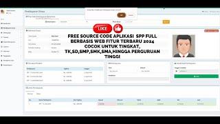 Aplikasi Source Code SPP Berbasis Web Full Fitur Terbaru 2024 Free