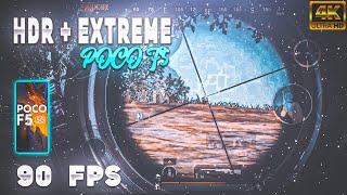 POCO F5 PUBG HDR + EXTREME(4k) GAMEPLAY|5 FINGER CLAW PUBG |