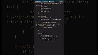 Create Polygon to Perfect Circle with HTML Canvas |HTML5 Canvas Tutorial #shorts #coding #JavaScript