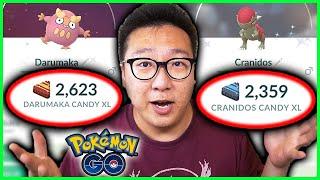 THE FASTEST WAY TO GET 100 CANDY XL (NOT FOR EVERYONE) IN POKEMON GO