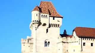 Burg Liechtenstein am 31. XII. 2018 Gipfelburg in Maria Enzersdorf Jakob Hofer fz 82 Superzoom