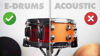 5 Reasons why E-DRUMS are better than ACOUSTIC drums