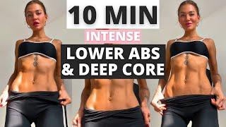 Do This 10 Min Deep Core & Pelvic Floor Lower Abs Workout 3x a week For FLAT TUMMY| No Equipment
