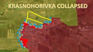 Krasnohorivka Collapsed l Further Russian Advance South Of Novoselivka Persha