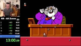 Chip 'N Dale in 13:13 (All Zones Speedrun)