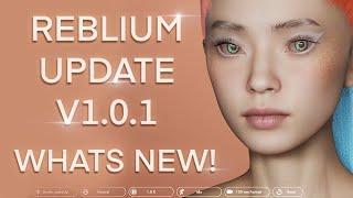 REBLIUM STUDIO UPDATE v1.0.1 (WHATS NEW) UE5 PLUGIN and GROOM