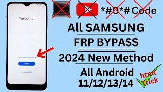 NEW Method Html Patch Trick All Samsung Frp Bypass 2024 Google Account Bypass Without Pc - No *#0*#