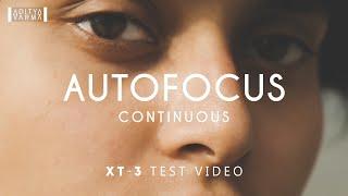 Fujifilm XT3 - Video Continuous Auto Focus Test