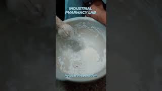 Zinc Oxide Powder Preparation..   #zinc #powder #industrial #lab #pharmacy #aar_pharmacy_lectures