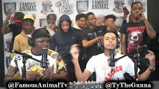 Memphis Rapper Ty The Gunna  Stops by Drops Hot Freestyle on Famous Animal Tv