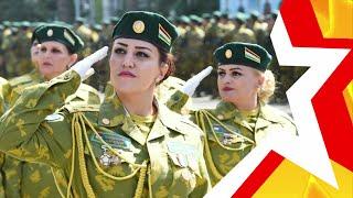 ЖЕНСКИЕ ВОЙСКА ТАДЖИКИСТАНА  Военный парад в Душанбе 2021  WOMEN'S TROOPS OF TAJIKISTAN