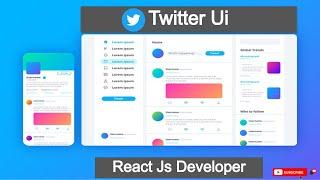 Let's Build a Twitter Clone With React js developer