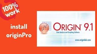 install OriginPro Data Analysis and Graphic Software
