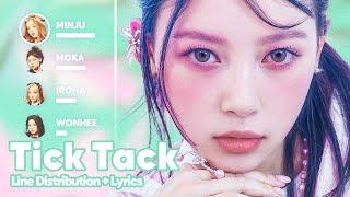 ILLIT - Tick Tack (Line Distribution + Lyrics Karaoke) PATREON REQUESTED