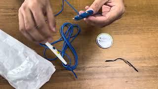 How to use ESU pencil, unboxing and demo of esu cautery pencil by Otica for Electrosurgical Cautery