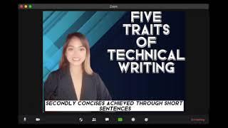 FIVE TRAITS OF TECHNICAL WRITING WEBINAR