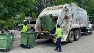 Euro Tipper Mack Granite Rear Loader Garbage Truck Packing Super Heavy Trash