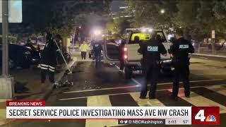 Secret Service Investigates Northwest DC Crash, 1 in Custody: Officials | NBC4 Washington