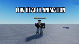 How To Make Low Health Animations (Works for R6/R15) | Roblox Studio