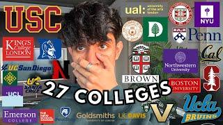 COLLEGE DECISION REACTIONS 2024 | Ivies, USC, UC's, NYU + more (No SAT, regular decision)