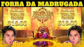 JOGUEI MIDAS FORTUNE DE MADRUGADA E FIZ ISSO PARA NÃO QUEBRAR A BANCA!!!