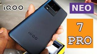 iQOO Neo 7 Pro 5G Dark Storm Unboxing Amazon Retail Box | 2 Years Warranty | Camera & Benchmark