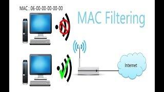 How to block or limit others from accesing my Wifi | MAC Filtering