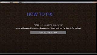 How to fix java.net.ConnectException: Connection timed out: no further information: