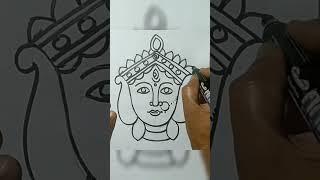 Durga Puja Special Drawing || Artist -: PRADIP PAL || #shorts #shortvideo