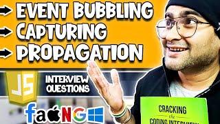 Event Bubbling, Capturing and Propagation in JavaScript ? Frontend Interview Series  Episode 10