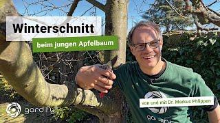 Schnitt bei einem jungen Apfelbaum - Wichtig für gute Ernte und gutes Wachstum! | gardify Tipps