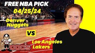 NBA Picks - Nuggets vs Lakers Prediction, 4/25/2024 Best Bets, Odds & Betting Tips | Docs Sports