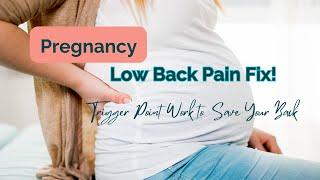 Moms-to-Be: Uncover the Secrets of Low Back Pain Relief With Trigger Point Release at Home