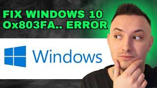 How To FIX Windows 10 Activation Error 0x803FA067 (2024) - FULL GUIDE!