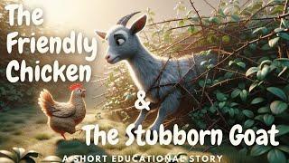 The Friendly Chicken & The Stubborn Goat | Popular Animated Kids Bedtime Story | Storytime Adventure
