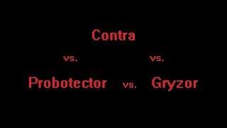 Contra vs. Probotector vs. Gryzor