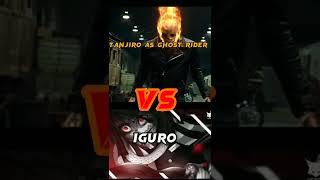 tanjiro Ghost rider (au) vs hashiras