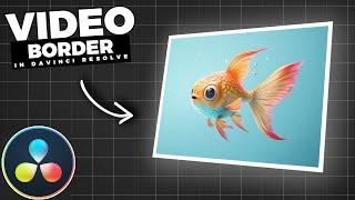 How To Put BORDERS Around VIDEOS In Davinci Resolve