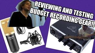 UMC22 Interface and Neewer NW-800 Microphone Review