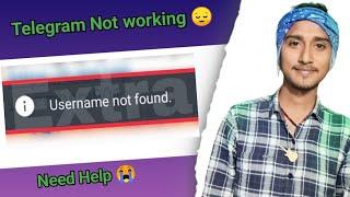 Telegram username not found problem fix | telegram app username not found | telegram today problem