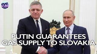 Fico says Russia has committed to delivering gas; protesters say Fico dragging Slovakia into Russia