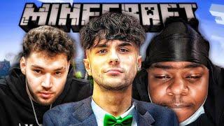 Cheesur Plays Minecraft with Adin Ross & ShnaggyHose!