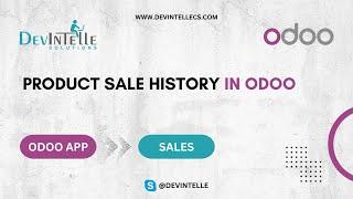 Product Sale History in Odoo | Sales History