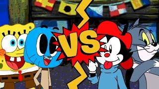 M.U.G.E.N Battles | SpongeBob/Gumball vs Wakko Warner/Tom Cat