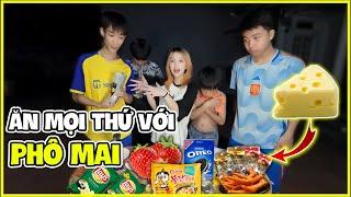 Bé Mon Thử Thách Ăn Tất Cả Mọi Thứ Với " Phô Mai Chảy " | #bemontv #ducmomtv #bemon #ducmombemon