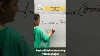 Math shortcut keys by Richa mam || Radha Krishna academy yamuna Nagar || #tipsandtricks #shortsfeed