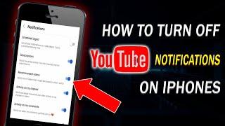 How to TURN OFF YouTube Notifications on Iphone in 2022